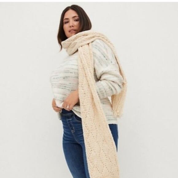 NWT Torrid drop shoulder sweater marked sz 0X - Picture 3 of 10